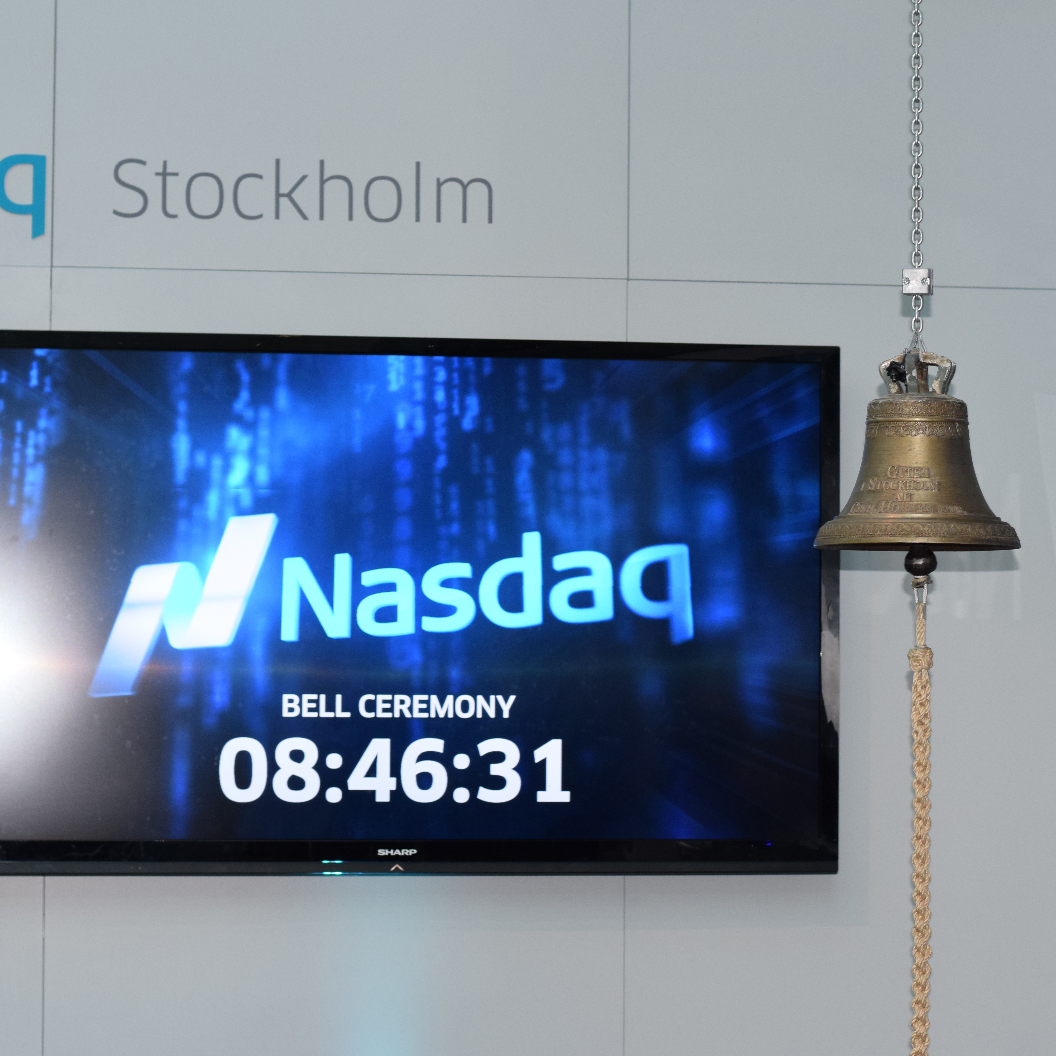 Nasdaq IPO bell ceremony