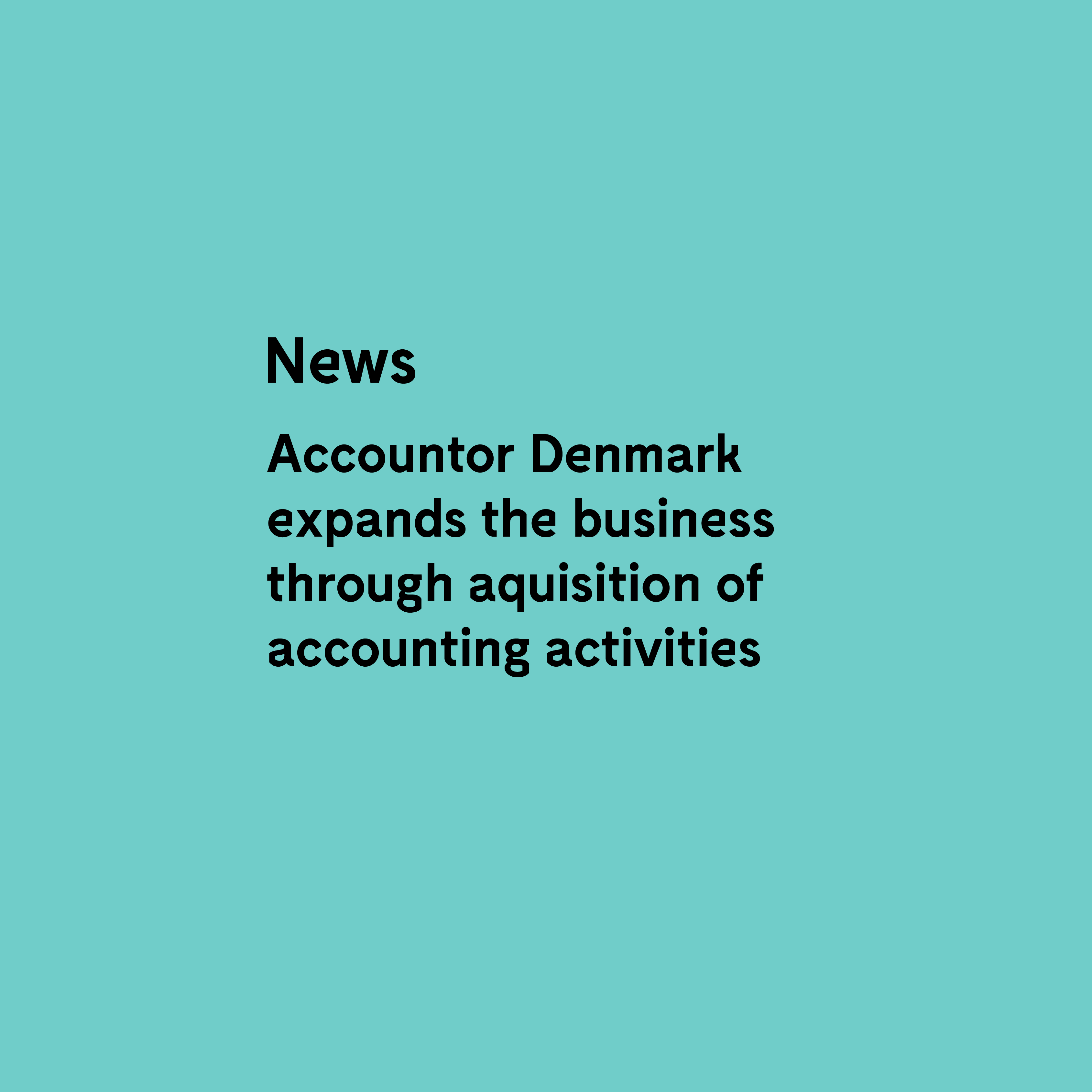Accountor Denmark expands the business