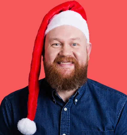 Julenisse accountor rød