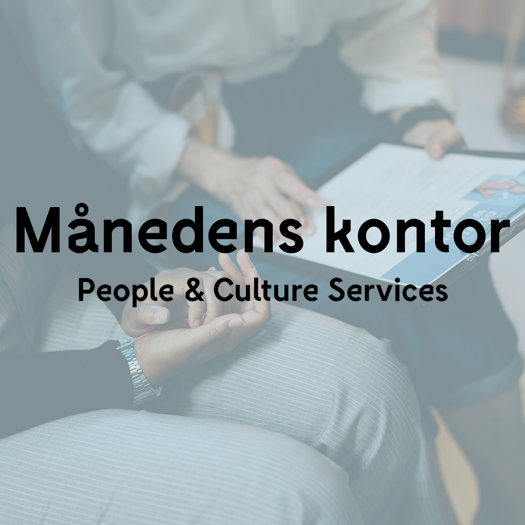 Månedens kontor - people and culture services