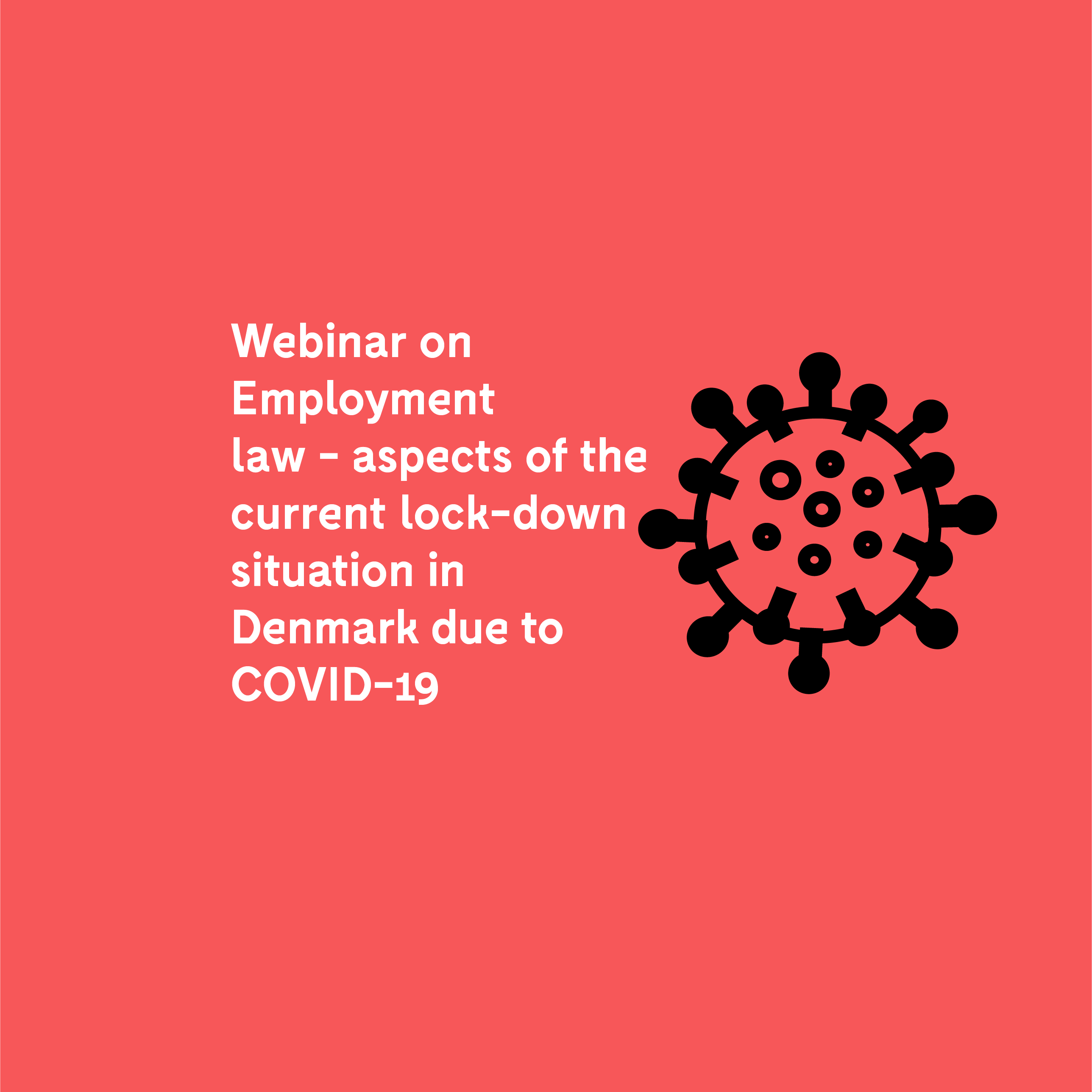 Webinar - Employment law - Covid 19