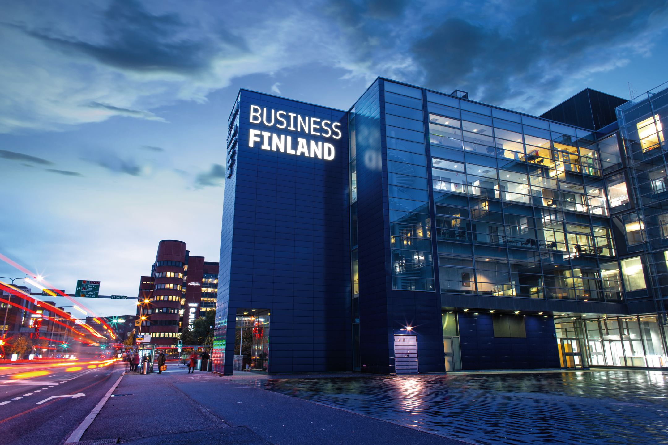 Business Finlandin toimisto Ruoholahdessa