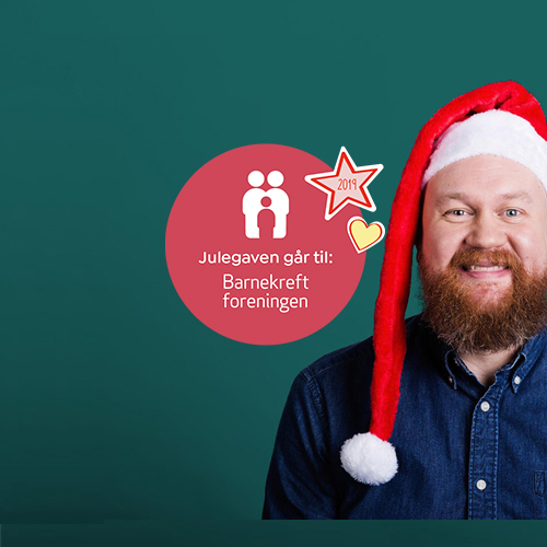 Julegaven fra Accountor går til Barnekreftforeningen