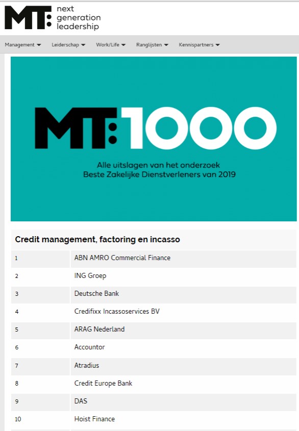 Accountor 6e plaats