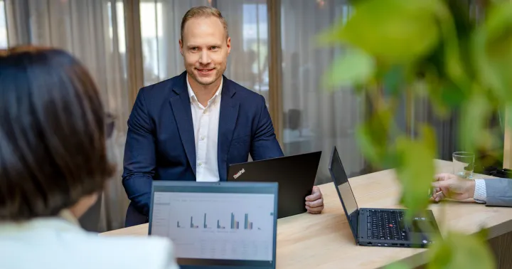 Investmentbolaget fick en tillgänglig partner i Accountor