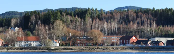 Panorama over Hadeland glassverk 