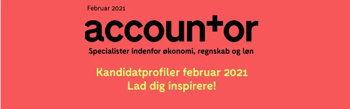 Økonomimedarbejdere - Accountors kandidatprofiler februar 2021