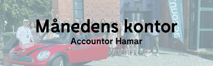 accountor hamar månedens kontor