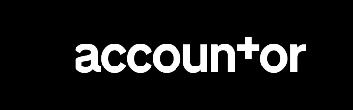 accountor logo taustalla