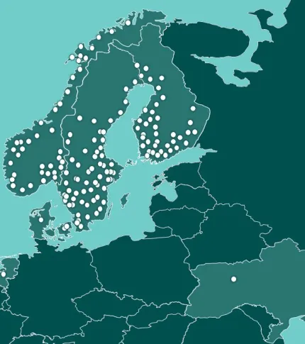 Accountor offices in six countries