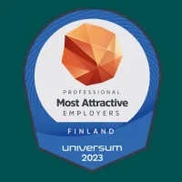 Universum badge professionals green